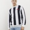Blue Regular Fit Marello 76 Stripe Jumper