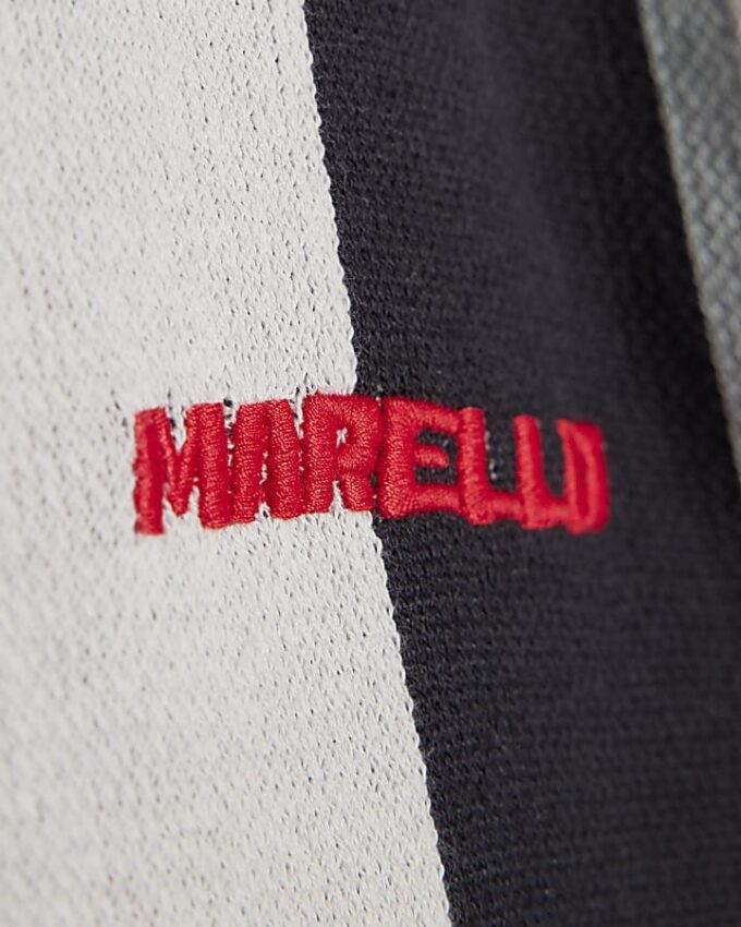 Blue Regular Fit Marello 76 Stripe Jumper