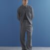 Blue Relaxed Fit Elasticated Trousers