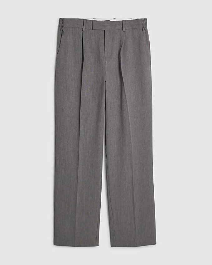 Blue Relaxed Fit Elasticated Trousers