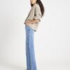 Blue Relaxed Straight Jeans