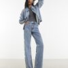 Blue Relaxed Straight Jeans