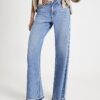 Blue Relaxed Straight Jeans