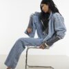 Blue Relaxed Straight Jeans