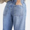 Blue Relaxed Straight Jeans