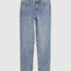 Blue Relaxed Straight Jeans