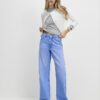 Blue Relaxed Straight Leg Jeans