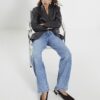 Blue Relaxed Straight leg jeans