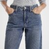 Blue Relaxed straight leg jeans