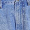 Blue Relaxed Straight Leg Jeans