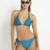 Blue Reversible Bikini Bottoms