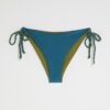 Blue Reversible Bikini Bottoms