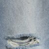 Blue Ripped Relaxed Straight Jeans