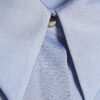 Blue Satin Long Sleeve Slim Fit Shirt