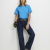 Blue Short Sleeve Slim Fit T-Shirt
