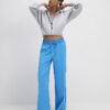 Blue Side Stripe Joggers