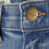 Blue Skinny Capri Jeans