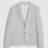 Blue Skinny Fit Check Suit Jacket Blue Skinny Fit Check Suit Jacket