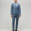 Blue Skinny Fit Pinstripe Suit Jacket Blue Skinny Fit Pinstripe Suit Jacket