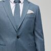 Blue Skinny Fit Pinstripe Suit Jacket Blue Skinny Fit Pinstripe Suit Jacket