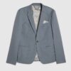 Blue Skinny Fit Pinstripe Suit Jacket Blue Skinny Fit Pinstripe Suit Jacket