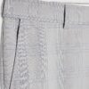 Blue Slim Fit Check Slim Suit Trousers