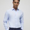 Blue Slim Fit Long Sleeve Shirt