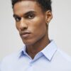 Blue Slim Fit Long Sleeve Shirt