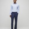 Blue Slim Fit Long Sleeve Shirt