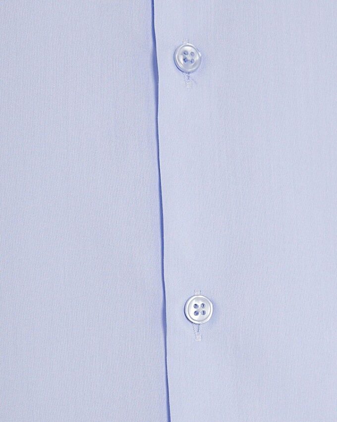 Blue Slim Fit Long Sleeve Shirt