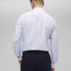 Blue Slim Fit Stripe Shirt