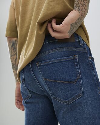 Blue Spray On Jeans