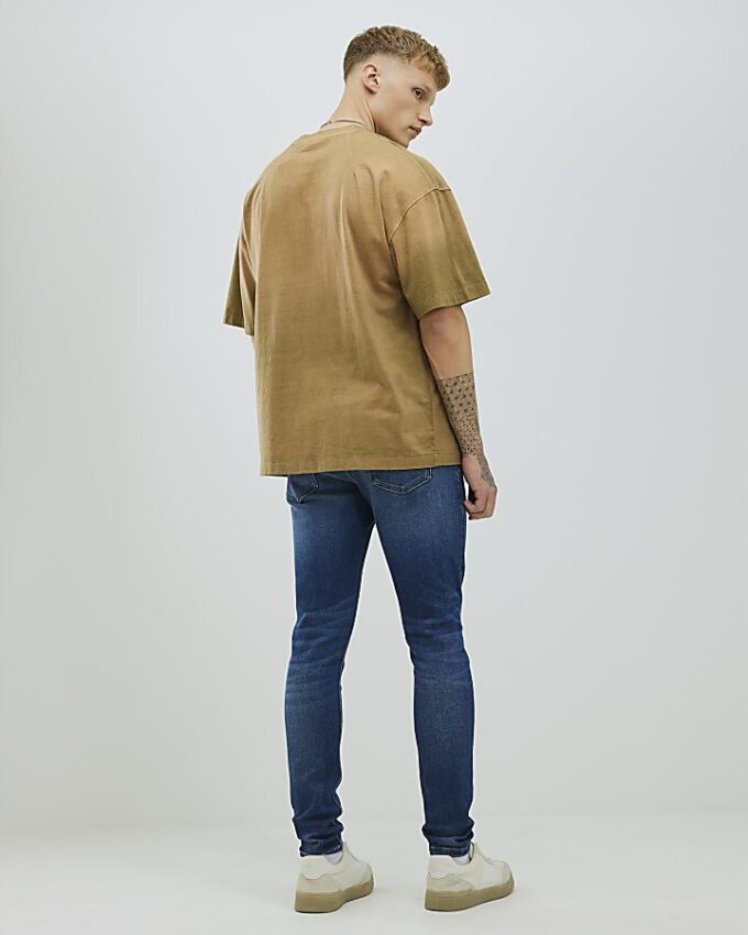 Blue Spray On Jeans