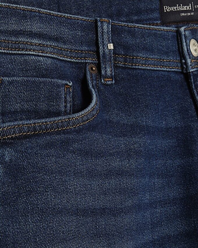 Blue Spray On Jeans