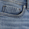 Blue Spray On Rip Jeans