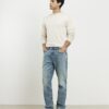 Blue Straight Leg Jeans