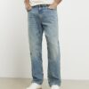 Blue Straight Leg Jeans