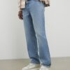 Blue Straight Leg Jeans