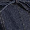 Blue Tie Waist Barrel Leg Jeans
