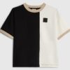 Boys Beige Colour Block Luminis t-shirt