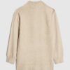 Boys Beige Funnel Neck Top