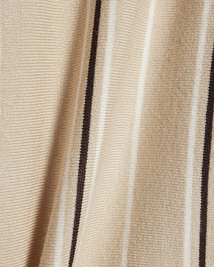 Boys Beige Funnel Neck Top
