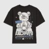 Boys Black Chrome Bear T-Shirt