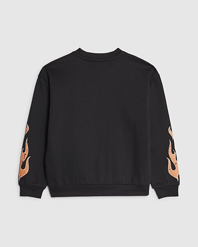 Boys Black Eden State Car Sweatshirt