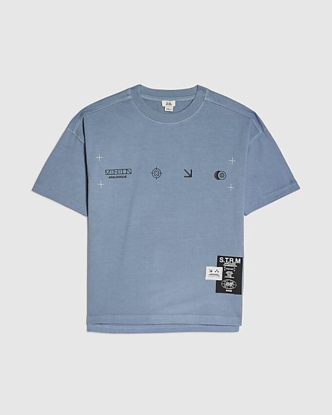 Boys Blue Ombre Studio T-Shirt