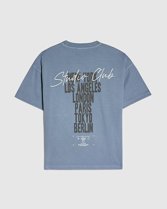 Boys Blue Ombre Studio T-Shirt