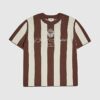 Boys Brown Stripe Football T-Shirt
