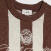 Boys Brown Stripe Football T-Shirt