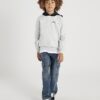 Boys Grey River Island Colour Block Hoodie