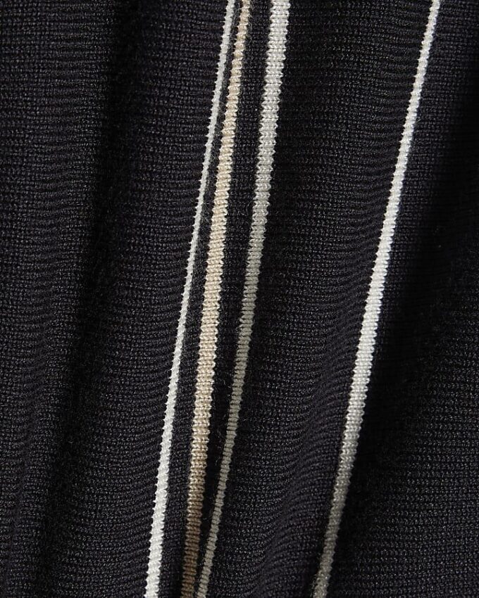 Boys Navy Stripe Funnel Top
